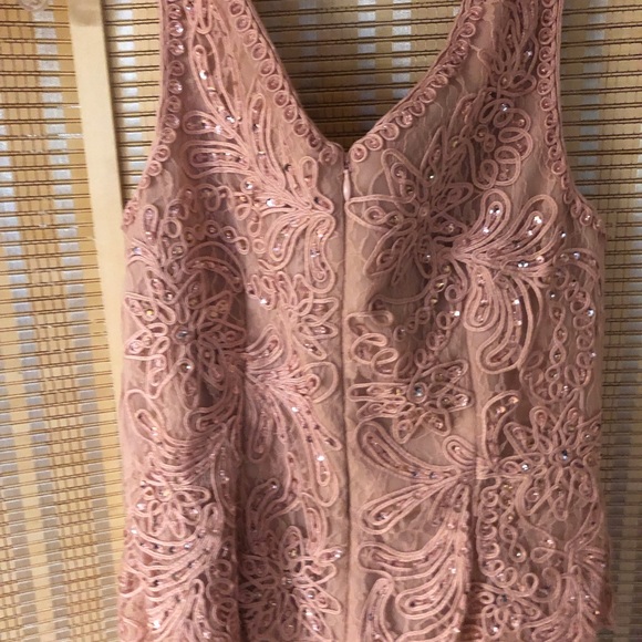 Cameron Blake SHELL pink MOB gown - Picture 4 of 6